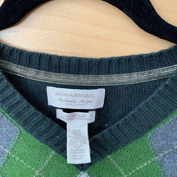 Banana republic argyle sweater - Picture 3 of 5